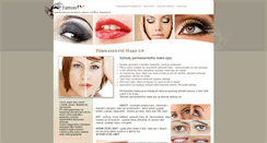 Desktop Screenshot of permanentnimakeup-brno.cz